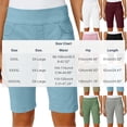 thumbnail image 3 of KIHOUT Women's Plus Size Bermuda Shorts, High Waist Stretch Twill Hiking Shorts, Casual Summer Knee-Length Shorts with Pockets, 3 of 9