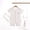 White, variant on Tranfacy Newborn Boys Girls Summer Bear Print Short Sleeve Seamless Sleep Romper Bodysuit for 2 to 18 Months Infant Wear