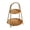 M, variant on mdesiwst Rattan Serving Stand Multi-Layer Serving Tray for Cookies Cupcakes Brownies Pastries Vegetables Durable Plastic Elegant Home Decor Snack Platter
