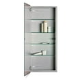 thumbnail image 3 of Jensen 629SS 15 x 36 in. 1 Door Illusion Medicine Cabinet with Stainless Steel Glass Polished Edge, Basic White, 3 of 3
