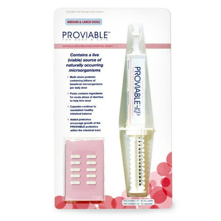 UPC: 0755970750010 | Proviable Digestive Support Dog Dietary Care