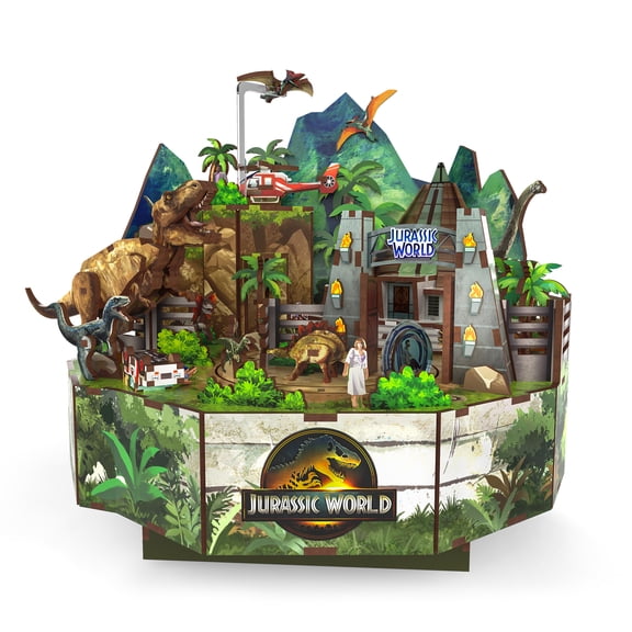 Arkitec 279-Piece Jurassic World Miniscape 3D Build Wooden Puzzle