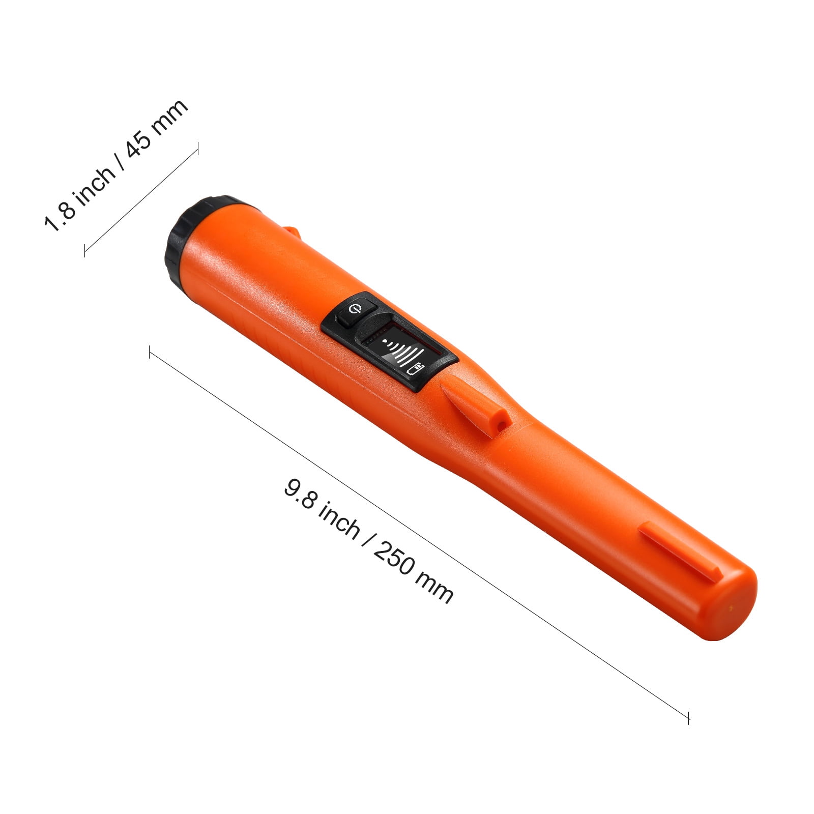 KFFKFF Metal Detector Pinpointer IP68 Waterproof Handheld Detector Wand with LCD, Pinpointing Finder Probe Treasure Hunting for Adults and Kids