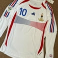 thumbnail image 3 of France 2006 World Cup Final Retro Long Sleeve Football Jersey - Zidane #10, 3 of 4