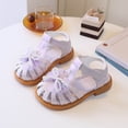 thumbnail image 2 of KPOPLK Girls Sport Water Sandals Kids Summer Outdoor Beach Open-Toe Athletic Shoes for Toddler/Little/Big Kids Size 10,Purple, 2 of 6