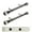 Black, variant on Frida 1.5" Side Curtain Rod 18 inch Long (Set of 2) - Cocoa