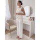 thumbnail image 4 of Conjunto Moderno 2 Piezas para Mujer, Chaleco con Botones y Pantalón Recto Moderno con Diseño Chic, 4 of 5