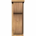 thumbnail image 2 of 7 1/2"W x 10"D x 22"H Carmel Smooth Corbel w/Backplate, Western Red Cedar, 2 of 9