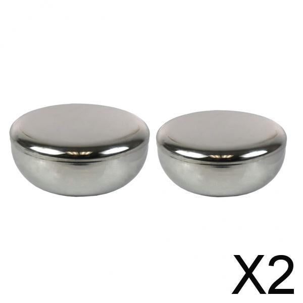 Paquete De 2-3 Tazones De Arroz Coreano De Acero Inoxidable Con Tapa Recipiente Para Alimentos Tazón Para Mezclar A 2 piezas