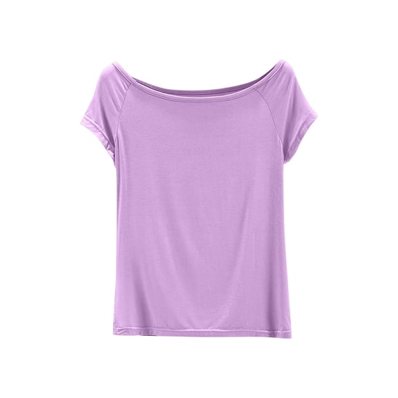Women's Scoop Neck Short Sleeve Pleated Front Blouse Tunic Top Plus Size