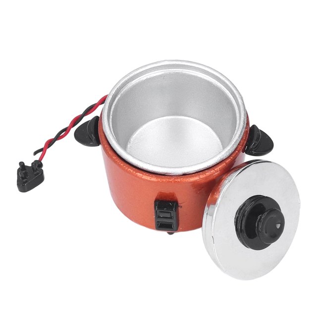 Olla arrocera Jadeshay Miniatura Electrodoméstico de cocina para casa de muñecas