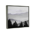 thumbnail image 5 of Stupell Industries Pine Trees Silhouettes Foggy Mountain Range Peaks Photograph Luster Gray Floating Framed Canvas Print Wall Art, Design by Lori Deiter, 5 of 5