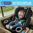 Graco 4Ever DLX 4in1 Convertible Car Seat, Zagg Black Waves
