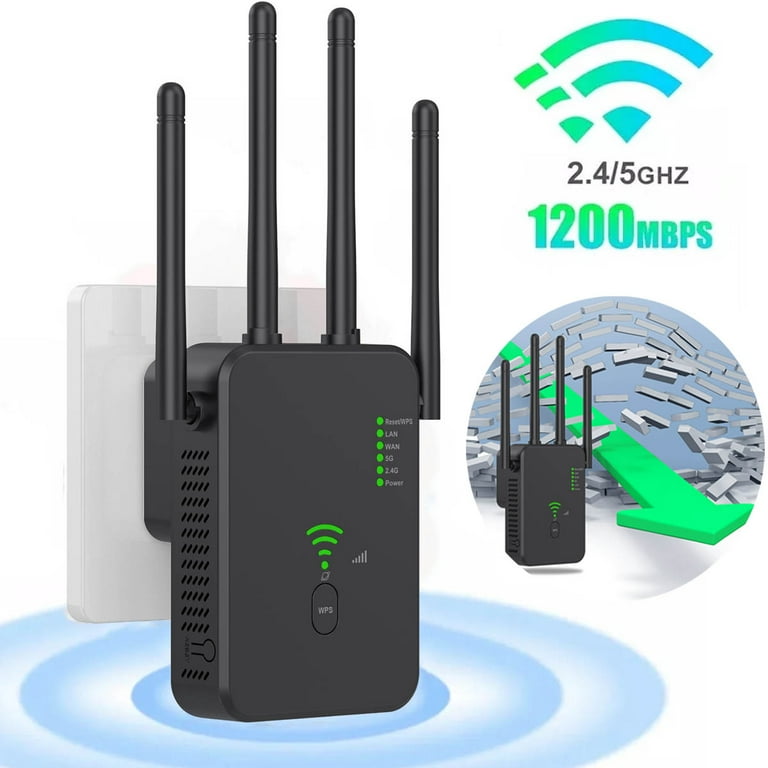 HIALU 2024 Newest WiFi Extender/Repeater,Covers Up To 9860 Sq.ft And