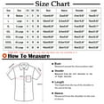 thumbnail image 3 of Njoeus White T Shirts for Men Workout Tops Men's Shirt Striped Dress T-Shirt Men Big & Tall Short Sleeve Button Up Shirts Hawaiian Beach Regular Fitted Blouses Casual Shirt Top M-5Xl Graphic Tees, 3 of 5