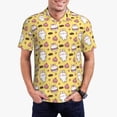 thumbnail image 1 of Fotbe Rabbit Hunger Camiseta Polo de Golf para Hombre con Estampado – Camisa Deportiva Transpirable con Cuello Abotonado-X-Large, 1 of 6
