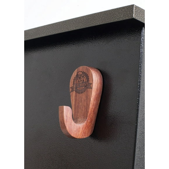Pit Boss Three Magnetic Tool Hooks for Pellet, Gas, Charcoal Grill, Rosewood