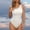 White, variant on Swim Suit Curvy Bathing Suit Women with Built in Bra Wireless Tummy Control Push Up Color Block Plus Size Backless Women's Bikini Swimsuits Summer Beach Accessories