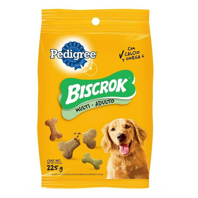 Premios para Perro Pedigree Biscrok Multi Adulto 225 g