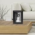 thumbnail image 4 of Lawrence Frames 4x6 Classic Detailed Black Picture Frame, 4 of 5