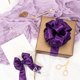 thumbnail image 4 of Cinta Ribbli de 3,8 cm, con alambre satinado, color morado, 18 m, continuo, 4 of 4