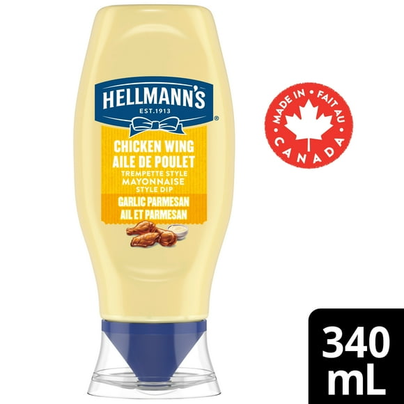 Hellmann’s Garlic Parmesan Chicken Wing Mayonnaise Style Dip 340ml, TBD