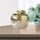 thumbnail image 4 of Adorno de mini frutas, coleccionable, para mesa, para decoración navideña, de oficina y hogar. Oro, 4 of 8
