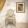 thumbnail image 3 of Otto Wilhelm Eduard Erdmann 20x24 Gold Ornate Framed and Double Matted Museum Art Print Titled - The Arrangement (1871), 3 of 4
