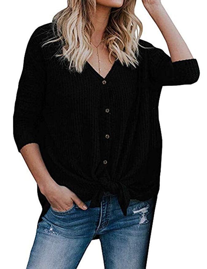 button down shirt tied in front