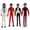 4-Piece(A), variant on 11in Retro Pop Musician Stuffed Doll, Michael Plush Figure with Dance Outfit, Music Fan Collectible Gift (4Pcs)