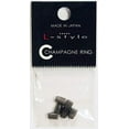 thumbnail image 4 of L-Style Dart Flight Accessory: Champagne Ring/Cap/Cup Inserts for PRO Dart Flights - Clear Black, 4 of 4