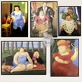 thumbnail image 2 of Funny Fernando Botero Woman and Man Portrait Drinking Juice Art Posters Canvas Painting Wall Prints Picture for Room Home Decor, 2 of 5