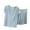 Light Blue, variant on yillto Women Lounge Set Summer Pajamas Sleepwear Loose Shorts 2 Piece Short Sleeve Shirts Soft Comfy Sets
