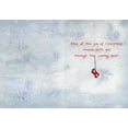 thumbnail image 2 of LPG Greetings Winter Blessing Snowman: Monica Sabolla Gruppo Christmas Card, 2 of 2