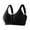 Black, variant on purcolt Women's Front Closure Bras Wireless Full Coverage Mastectomy Bralettes Breathable Comfortable Seamless Everyday Bra