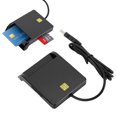 thumbnail image 4 of Lector de tarjetas, lector de tarjetas de identificación inteligente multifunción USB 2.0 Lector de tarjetas inteligentes Muy recomendado, 4 of 6