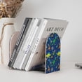 thumbnail image 6 of Lsque Dinosaur In Space Printed Wood Bookends,Non-Skid Bookend for Shelves,Heavy Duty Support Bookends,Non-Slip Foam Pads for Office, Home, and Library,1 Pair, 6 of 8