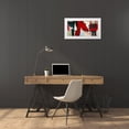 thumbnail image 3 of Munson, Anne 32x18 White Modern Wood Framed Museum Art Print Titled - Eccentric Motion, 3 of 4
