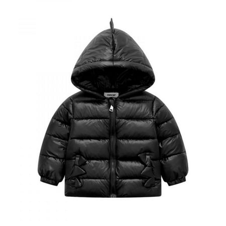 

Bullpiano Children Kids Sweatshirt Winter Baby Boy Girl Hoods Light Puffer Down Outerwear Coat Clothes