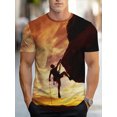 thumbnail image 1 of Sweatshirt 3D Casual Retro Pattern Series Men's T-shirt, 1 of 2