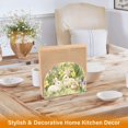 thumbnail image 6 of Yayeee Napkin Holder for Table Kitchen Paper Tissue Organization, Yellow Floral Rabbit, 6 of 8