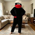 thumbnail image 3 of 𝑲𝑰𝑫𝑺 Big Mouth Funny Monster Onesie With Comb Hooded 𝑷𝑨𝑱𝑨𝑴𝑨𝑺 | Silly Big Mouth Monsters Plush Jumpsuit with Pocket Cozy Home Soft Plush Home Loungewear 2027 Halloween Family Costumes, 3 of 7