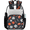 Multicolor 1, variant on Western Running Horses Clear Backpack for Stadium Events, Transparent Backpacks See Through Plastic Bag for Concerts & Work, Farm Animal Rustic