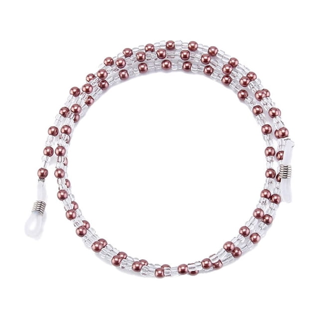 tredstone Glasses Strap Unique Eyeglasses Hanging Chain Eyewear Fix Rope Anti-lost Ropes Fashion Accessory Fixator Chains for Fixing Decor Brown