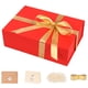 thumbnail image 1 of Caja de regalo roja plegable con cierre magnético de 20,32 x 18 x 9 cm, 1 of 2