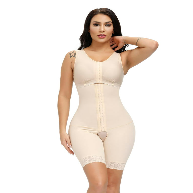 FeelinGirl Post Surgery Fajas Colombianas Seamless Butt Lifter Shapewear  High Waist Body Shaper Daily Wear Beige S at  Women's Clothing store