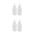 thumbnail image 1 of Wosthever 2pcs 100ML Squeezer Bottles Plastic Squeezing Tip Holder Sauce Cooking Kitchen Liquid Barbecue Containers Gadget Holders Head Type2 NO2, 1 of 6