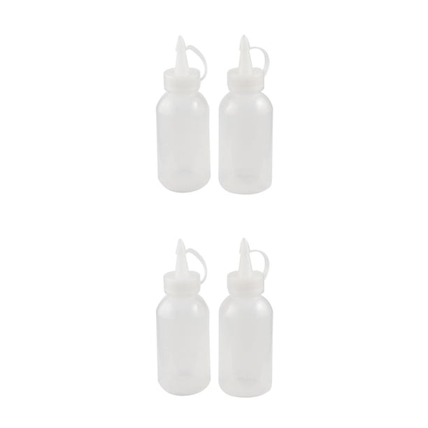Billuyoard Exprimidor de salsa de plástico, 2 uds., 100ML, botella dispensadora, Bouteille Type2 NO2