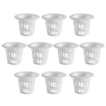 thumbnail image 2 of Colaxi 6x10Pcs Net Cup Basket Hydroponic Plant Grow Round 46x27x35mm 6 Pcs, 2 of 10