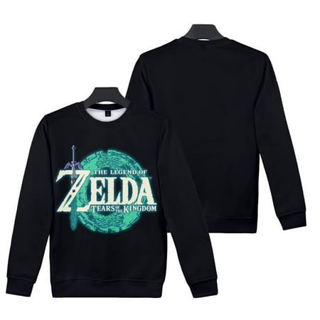 The Legend of Zelda Tears of the Kingdom Sweatshirt Crewneck Long-Sleeved Streetwear